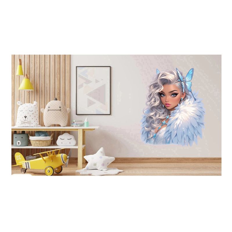 Casa si Gradina - Decoratiuni - Stickere decorative - Sticker decorativ, Printesa, Alb, 1374STK-9 - Infinity.ro