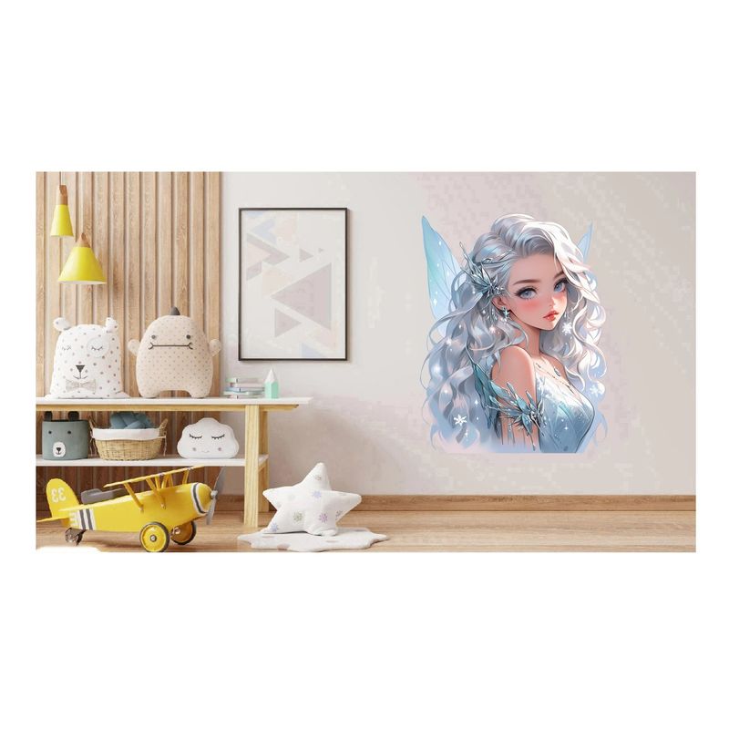 Casa si Gradina - Decoratiuni - Stickere decorative - Sticker decorativ, Printesa, Alb, 1374STK-3 - Infinity.ro