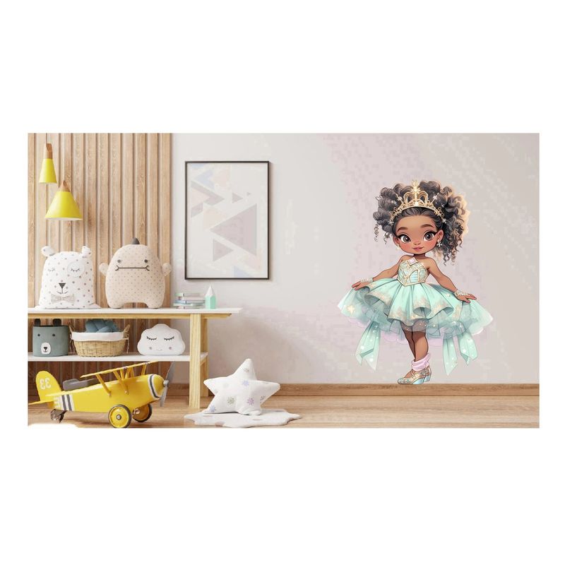 Casa si Gradina - Decoratiuni - Stickere decorative - Sticker decorativ, Printesa, Turcoaz, 1378STK-16 - Infinity.ro
