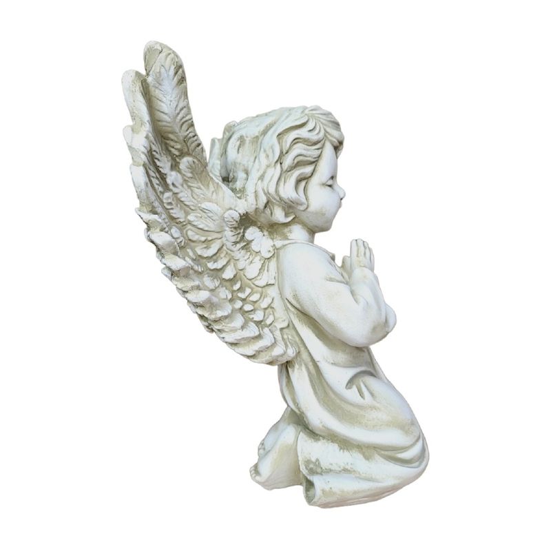Casa si Gradina - Decoratiuni - Obiecte decorative - Accesorii decorative - Statueta decorativa, Inger, Gri, 26 cm, DVAN0024-7GX - Infinity.ro