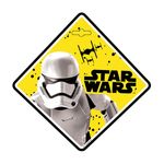 Auto si Moto - Intretinere auto - Stickere auto - Semn de avertizare Baby on Board Star Wars Stormtrooper Seven SV9624 - Infinity.ro