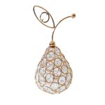 Casa si Gradina - Decoratiuni - Obiecte decorative - Accesorii decorative - Ornament decorativ, Para Crystal Luxury, Gold, 19 cm, A13858 - Infinity.ro