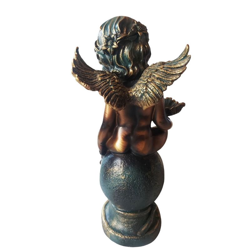 Casa si Gradina - Decoratiuni - Obiecte decorative - Accesorii decorative - Statueta decorativa, Inger, Maro, 35 cm, L3245X - Infinity.ro