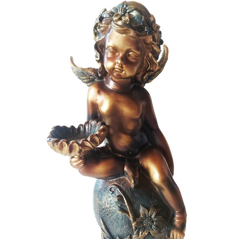 Casa si Gradina - Decoratiuni - Obiecte decorative - Accesorii decorative - Statueta decorativa, Inger, Maro, 35 cm, L3245X - Infinity.ro
