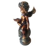 Casa si Gradina - Decoratiuni - Obiecte decorative - Accesorii decorative - Statueta decorativa, Inger, Maro, 35 cm, L3245X - Infinity.ro