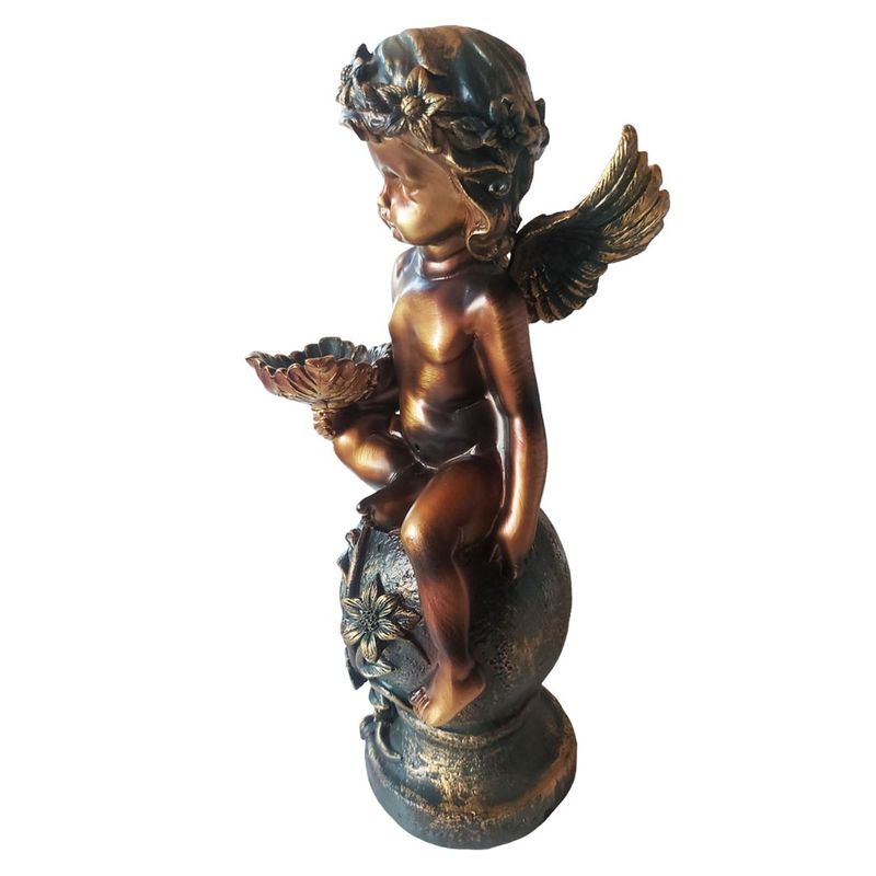 Casa si Gradina - Decoratiuni - Obiecte decorative - Accesorii decorative - Statueta decorativa, Inger, Maro, 35 cm, L3245X - Infinity.ro