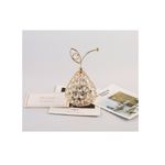 Casa si Gradina - Decoratiuni - Obiecte decorative - Accesorii decorative - Ornament decorativ, Para Crystal Luxury, Gold, 19 cm, A13858 - Infinity.ro