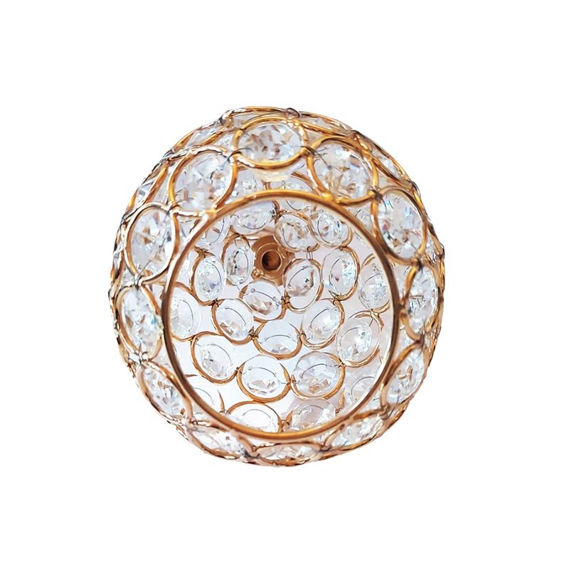 Casa si Gradina - Decoratiuni - Obiecte decorative - Accesorii decorative - Ornament decorativ, Para Crystal Luxury, Gold, 19 cm, A13858 - Infinity.ro