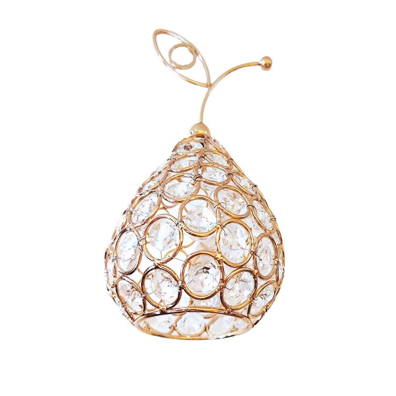 Casa si Gradina - Decoratiuni - Obiecte decorative - Accesorii decorative - Ornament decorativ, Para Crystal Luxury, Gold, 19 cm, A13858 - Infinity.ro