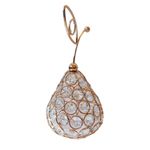 Casa si Gradina - Decoratiuni - Obiecte decorative - Accesorii decorative - Ornament decorativ, Para Crystal Luxury, Gold, 19 cm, A13858 - Infinity.ro