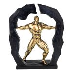 Casa si Gradina - Decoratiuni - Obiecte decorative - Accesorii decorative - Statueta decorativa, Barbat puternic intre stanci, 27 cm, 1874H-1 - Infinity.ro