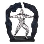 Casa si Gradina - Decoratiuni - Obiecte decorative - Accesorii decorative - Statueta decorativa, Barbat puternic intre stanci, 27 cm, 1874H - Infinity.ro