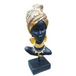 Casa si Gradina - Decoratiuni - Obiecte decorative - Accesorii decorative - Statueta Decorativa, Africana, Auriu, 23 cm, LY239X - Infinity.ro