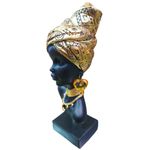 Casa si Gradina - Decoratiuni - Obiecte decorative - Accesorii decorative - Statueta Decorativa, Africana, Auriu, 23 cm, LY239X - Infinity.ro