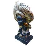 Casa si Gradina - Decoratiuni - Obiecte decorative - Accesorii decorative - Statueta Decorativa, Africana, Auriu, 26 cm, 222318GE - Infinity.ro