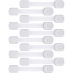 Casa si Gradina - Mobilier - Mobilier copii - Sisteme de siguranta - Set 10 Sisteme de siguranta multifunctionale reglabile 19 cm Bambinice BN045 - Infinity.ro