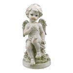 Casa si Gradina - Decoratiuni - Obiecte decorative - Accesorii decorative - Statueta decorativa, Ingeras cu porumbel, 26 cm, 1748H-1 - Infinity.ro