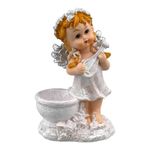 Casa si Gradina - Decoratiuni - Obiecte decorative - Accesorii decorative - Statueta decorativa, Ingeras cu instrument muzical, 19 cm, 1777H - Infinity.ro