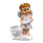 Casa si Gradina - Decoratiuni - Obiecte decorative - Accesorii decorative - Statueta decorativa, Ingeras cu instrument muzical, 19 cm, 1777H-2 - Infinity.ro