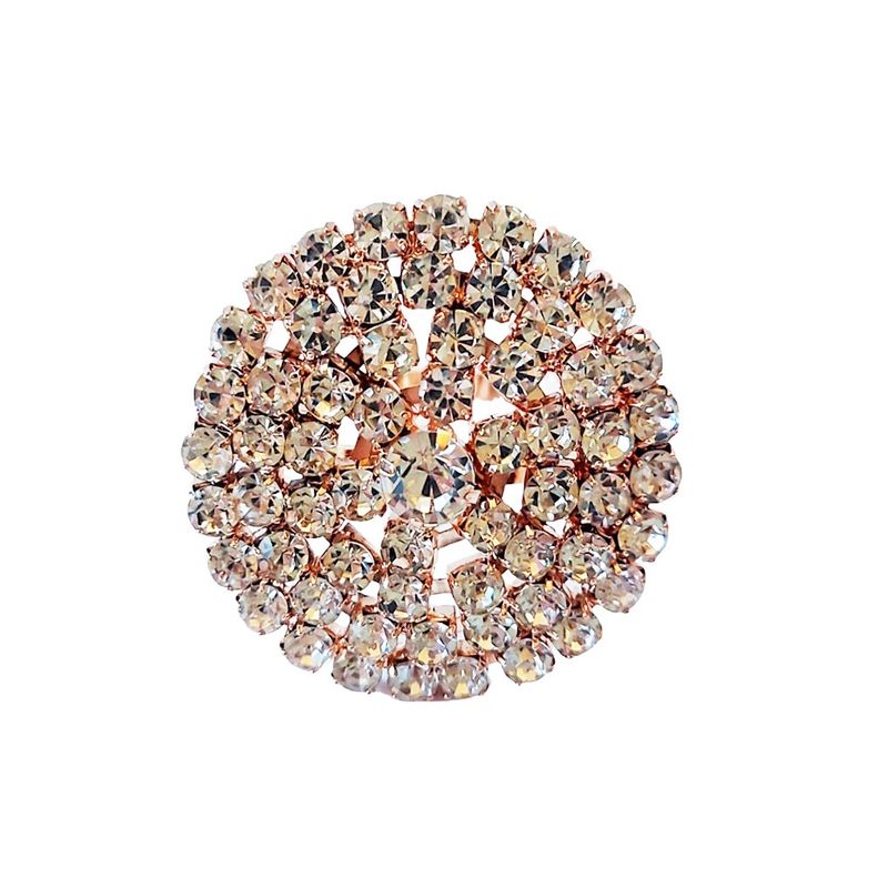 Casa si Gradina - Textile si covoare - Textile bucatarie - Servete si naproane - Set 6  Inel pentru servetele, Crystal Luxury, 4.5x4 cm, Gold, A80232 - Infinity.ro