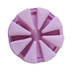 Casa si Gradina - Bucatarie si vesela - Ustensile bucatarie - Forme prajituri - Forma silicon pentru prajituri, Felii de Pizza, 8 cavitati, Roz, 27 cm, 477COF - Infinity.ro