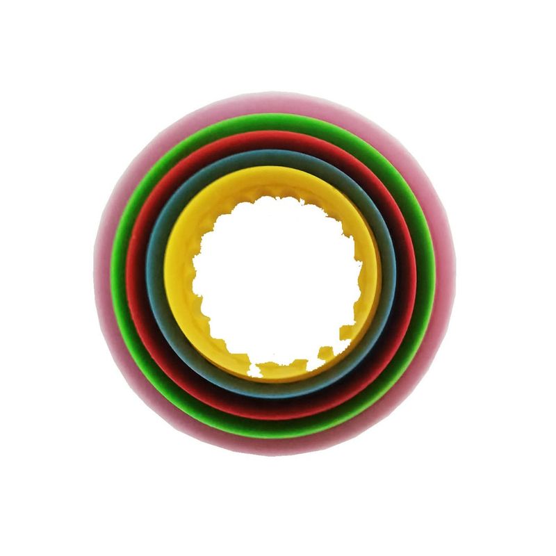 Casa si Gradina - Bucatarie si vesela - Ustensile bucatarie - Forme prajituri - Set 5 forme decupatoare in forma de Cerc, pentru biscuiti sau gogosi, 9 cm, 517COF - Infinity.ro