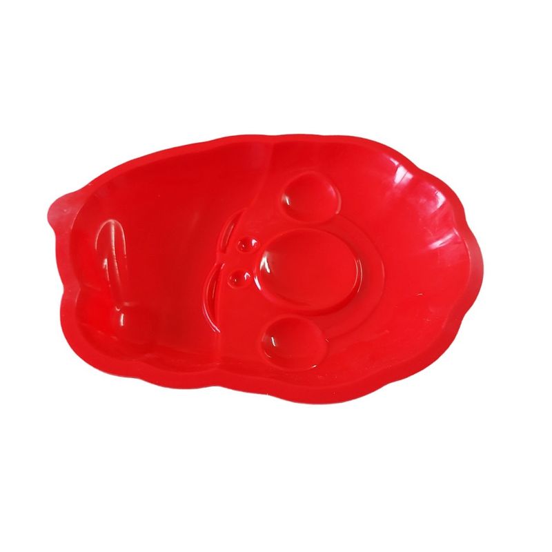 Casa si Gradina - Bucatarie si vesela - Ustensile bucatarie - Forme prajituri - Forma silicon pentru Turta dulce sau Placinta, Spiridus, Rosu, 24 cm, 523COF - Infinity.ro