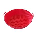 Casa si Gradina - Bucatarie si vesela - Ustensile bucatarie - Forme prajituri - Forma silicon pentru Tarte sau placinta, Rosu, 20 cm, 471COF - Infinity.ro