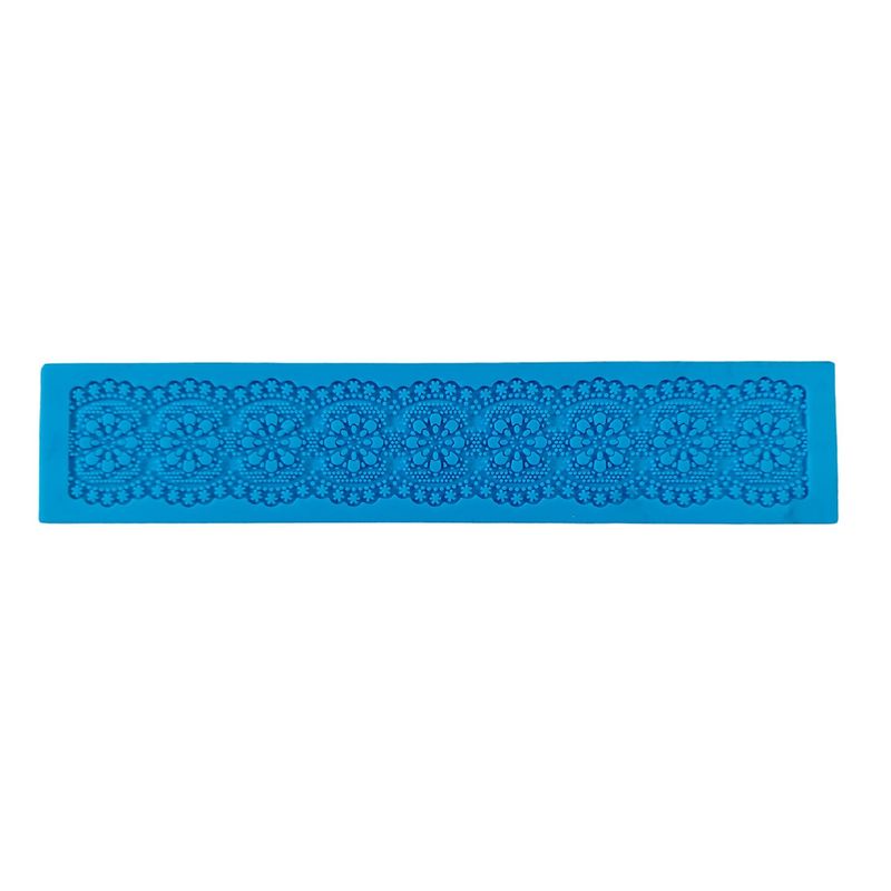 Casa si Gradina - Bucatarie si vesela - Ustensile bucatarie - Forme prajituri - Matrita silicon pentru fondat, pentru decorare torturior,  Albastru, 39 cm, 494COF - Infinity.ro