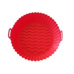 Casa si Gradina - Bucatarie si vesela - Ustensile bucatarie - Forme prajituri - Forma silicon pentru Tarte sau placinta, Rosu, 20 cm, 471COF - Infinity.ro