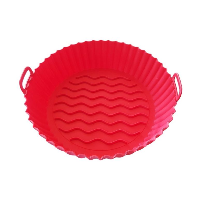 Casa si Gradina - Bucatarie si vesela - Ustensile bucatarie - Forme prajituri - Forma silicon pentru Tarte sau placinta, Rosu, 20 cm, 471COF - Infinity.ro