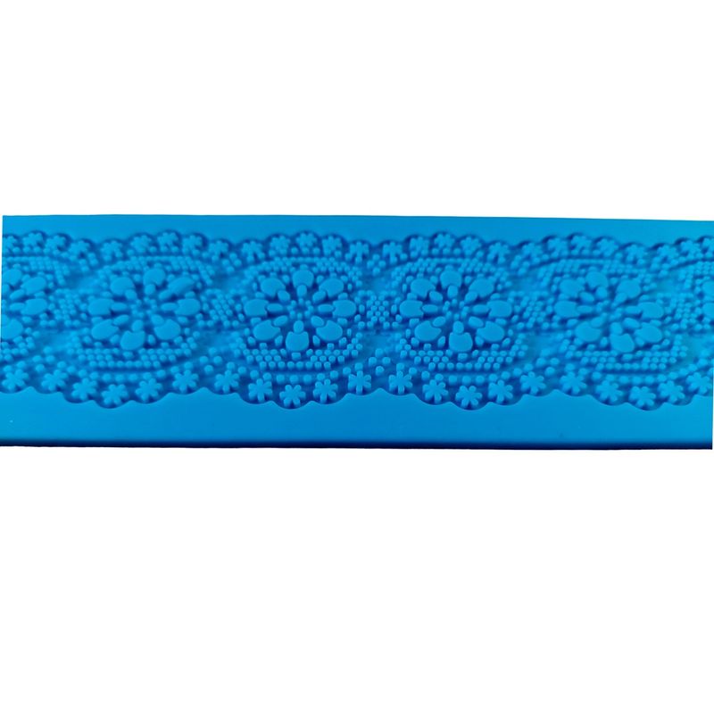 Casa si Gradina - Bucatarie si vesela - Ustensile bucatarie - Forme prajituri - Matrita silicon pentru fondat, pentru decorare torturior,  Albastru, 39 cm, 494COF - Infinity.ro