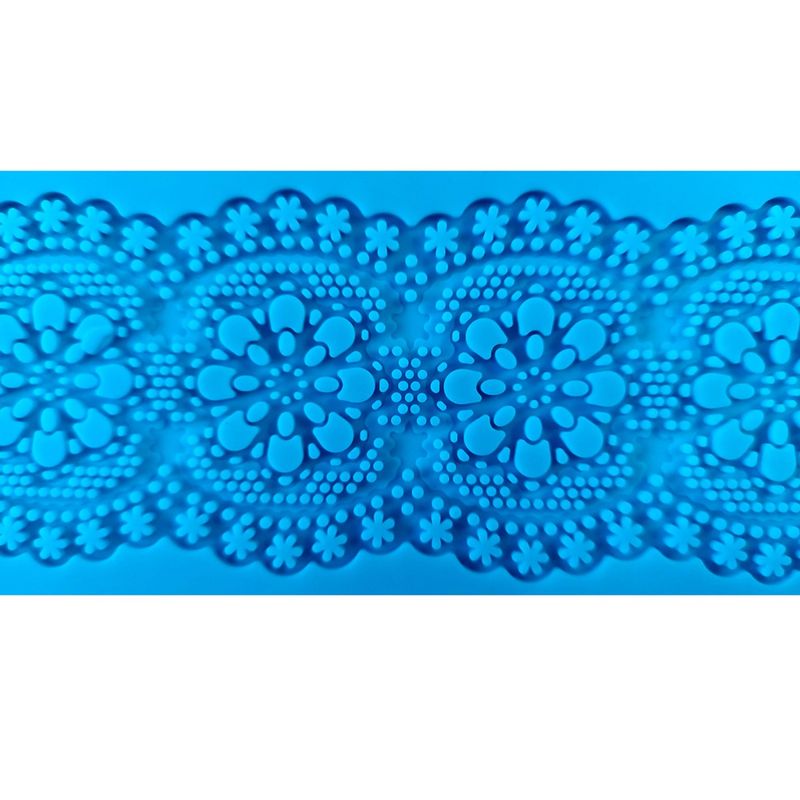 Casa si Gradina - Bucatarie si vesela - Ustensile bucatarie - Forme prajituri - Matrita silicon pentru fondat, pentru decorare torturior,  Albastru, 39 cm, 494COF - Infinity.ro