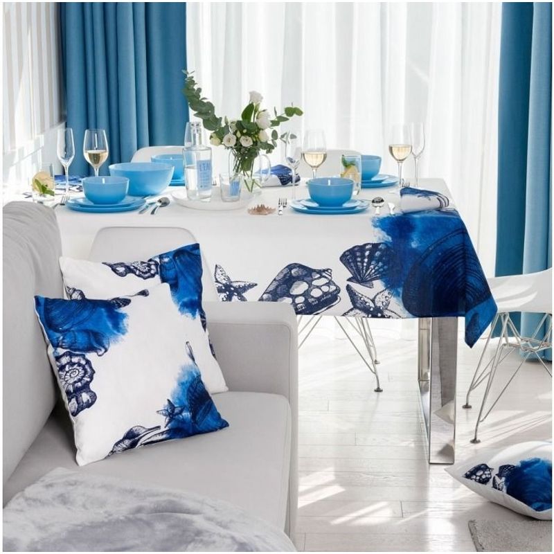 Casa si Gradina - Textile si covoare - Textile bucatarie - Fete de masa - Fata de masa 130x160cm, AMBITION Blue Lagoon - Infinity.ro
