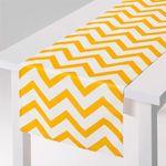 Casa si Gradina - Textile si covoare - Textile bucatarie - Servete si naproane - Traversa de masa 40 x 150 cm, AMBITION Yellow Stripes - Infinity.ro