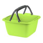 Market - Curatenie si intretinere casa - Produse menaj - Galeti si ligheane - Vas din plastic cu manere 39 x 39 x 22 cm, verde, JOTTA Pola - Infinity.ro