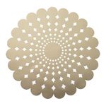 Casa si Gradina - Textile si covoare - Textile bucatarie - Servete si naproane - Suport farfurie perforat 38 cm, auriu, AMBITION Glamour - Infinity.ro