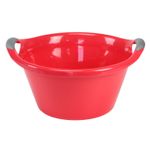 Market - Curatenie si intretinere casa - Produse menaj - Galeti si ligheane - Lighean din plastic cu manere 15 L, rosu, JOTTA Kaja - Infinity.ro