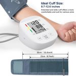 Ingrijire personala si Cosmetice - Sanatate si wellness - Aparate medicale - Tensiometre - Tensiometru de brat, Bleksy™ 809, Automat, Detectare puls neregulat, Validat clinic, 90 Memorii, Manseta 22-32cm, Alb - Infinity.ro