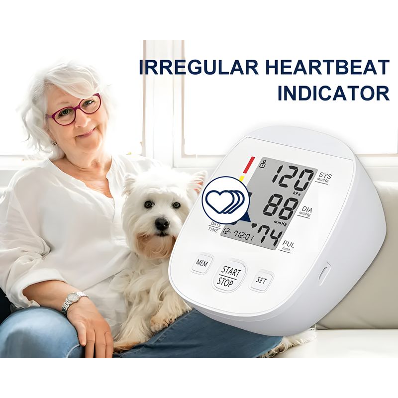 Ingrijire personala si Cosmetice - Sanatate si wellness - Aparate medicale - Tensiometre - Tensiometru de brat, Bleksy™ 809, Automat, Detectare puls neregulat, Validat clinic, 90 Memorii, Manseta 22-32cm, Alb - Infinity.ro