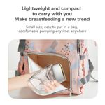 Jucarii, Copii si Bebe - Maternitate - Pompe de san - Pompa de San, Bleksy®, Electrica, Portabila, Ecran Tactil LED, Capacitate 200 ml, Cablu USB,  Protectie Silicon - Infinity.ro