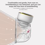 Jucarii, Copii si Bebe - Maternitate - Pompe de san - Pompa de San, Bleksy®, Electrica, Portabila, Ecran Tactil LED, Capacitate 200 ml, Cablu USB,  Protectie Silicon - Infinity.ro