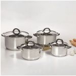 Casa si Gradina - Bucatarie si vesela - Vase pentru gatit - Oale si cratite - Oala inox cu capac AMBITION Berry, 8.5L, 26cm - Infinity.ro