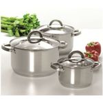 Casa si Gradina - Bucatarie si vesela - Vase pentru gatit - Oale si cratite - Oala inox cu capac AMBITION Berry, 8.5L, 26cm - Infinity.ro