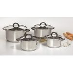 Casa si Gradina/Bucatarie si vesela/Vase pentru gatit/Oale si cratite - Set oale inox AMBITION Berry, 8 piese - Infinity.ro