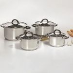 Casa si Gradina/Bucatarie si vesela/Vase pentru gatit/Oale si cratite - Set oale inox AMBITION Berry, 13 piese - Infinity.ro