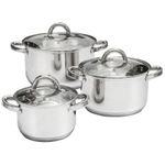 Casa si Gradina/Bucatarie si vesela/Vase pentru gatit/Oale si cratite - Set oale inox AMBITION Berry, 13 piese - Infinity.ro