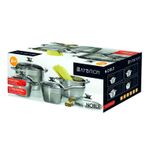 Casa si Gradina/Bucatarie si vesela/Vase pentru gatit/Oale si cratite - Set oale inox AMBITION Noble, 8 piese - Infinity.ro