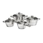 Casa si Gradina/Bucatarie si vesela/Vase pentru gatit/Oale si cratite - Set oale inox AMBITION Noble, 8 piese - Infinity.ro