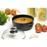 Casa si Gradina - Bucatarie si vesela - Vase pentru gatit - Oale si cratite - Oala cu capac 24cm, 4.2L, invelis Teflon Platinum Plus, AMBITION Taurus - Infinity.ro